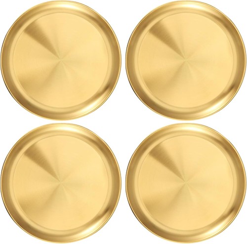 Stück dekoteller gold - dekoteller,