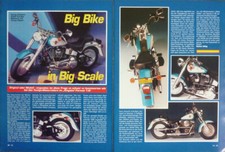 Motorrad HARLEY DAVIDSON FLSTF  in 1-6 von Tamiya...ein Modellbericht #9907k