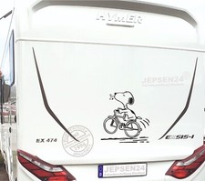 Aufkleber Snoopy auf Bike 50cm