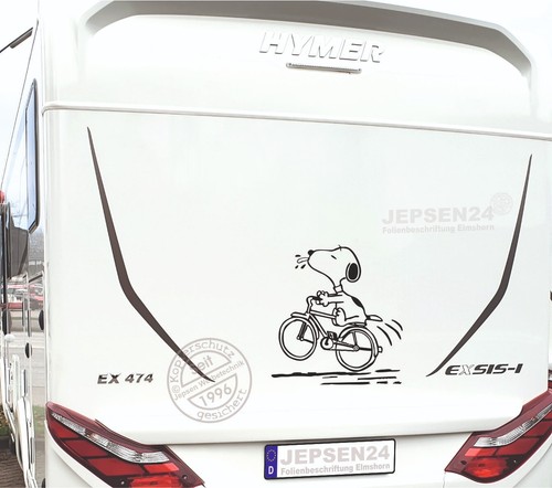 Aufkleber snoopy auf - auf, bike