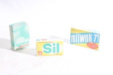 3 x original Waschmittel voll Waschpulver DDR Vintage Deko Sil Spee Milwok 71