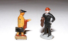 HO OO H0 Reisende Figuren Märklin und dreidimensional Merten (?) Metall Figur