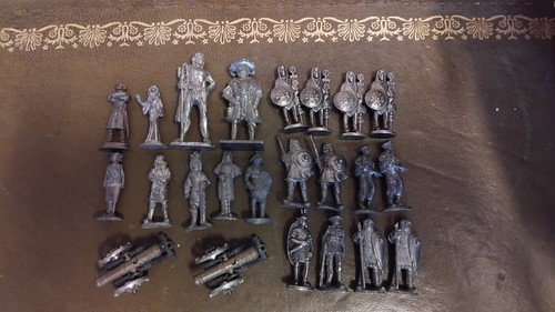 Vintage zinn historische figur - zinn,