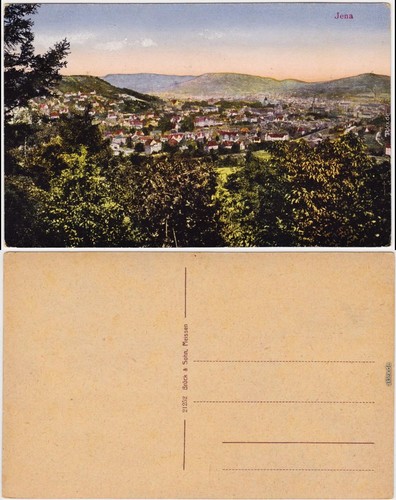 Ansichtskarte jena blick - ansichtskarte,