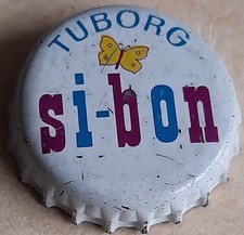 1 Kronkorken CORK TUBORG SI-BON OLD bottle caps tappo chapas crown kroonkurken