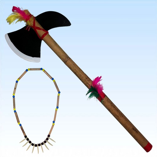 Tomahawk halskette mit - tomahawk, +