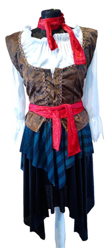 Faschingskostüm piratenbraut - faschingskostüm,