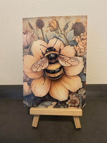 Postkarte motivkarte hummel - postkarte, motivkarte,
