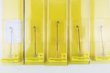 Brawa 4641 5er Set N Bahnhofsleuchte mit Holzmast, OVP, (01)