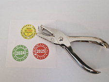 Lochzange UVV Prüfplaketten