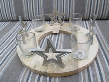 Adventskranz stern dekor - stern, aus