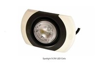 HELLA Akzentleuchte Multivolt 9-31 V  weiß m. blauem Celis Ring  Neu. u. OVP