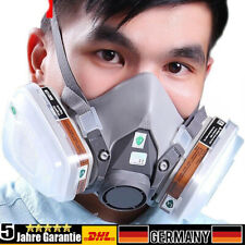 Profi 6200 Staubmaske 7in1 Gasmaske Lackiermaske Atemschutz Vollmasken + 2Filter