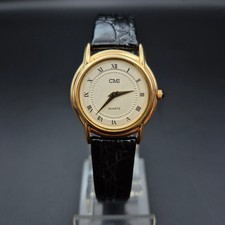 CMI Damen Uhr – Klassisches Design mit goldfarbenem Gehäuse