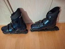 Inliner Rollerblade Stradablade Gr 45 mit Eiskufen für Schlittschuhe