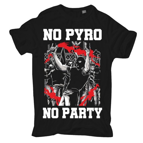 Herren shirt pyro - t-shirt,