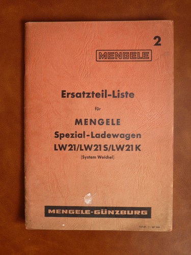 Mengele spezial ladewagen - mengele,