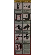 JMP Safety Sticker für