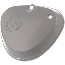 Seitendeckel zum Werkzeugkasten, links, eckig + grundiert - Simson S50, S51, S70