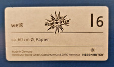 Herrnhuter Advents- und Weihnachtsstern I6, Dm60cm, weiss, Papier, innen Indoor