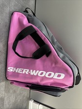 Sher- Wood Sporttasche für Rollerblades Inliner/Schlittschuhe rosa/ grau neu!