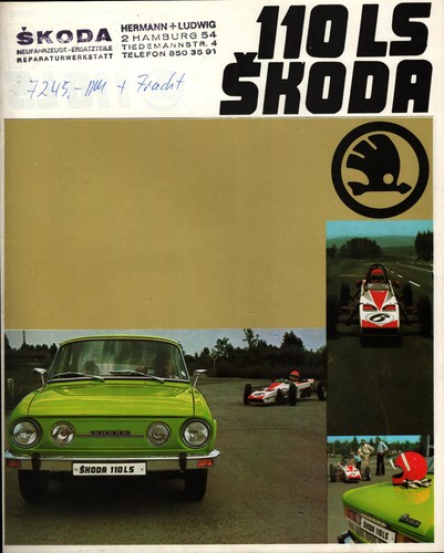 Prospekt skoda 110 ca - prospekt, ls