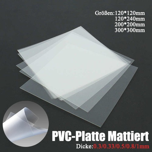 Mattiert pvc platte für - mattiert,