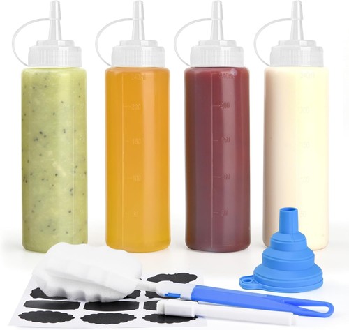 Quetschflaschen 250ml 4er set - quetschflaschen,
