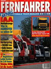 Zeitschrift Fernfahrer #9 von 1994 IAA Nutzfahrzeuge DAF 95 Super Cab