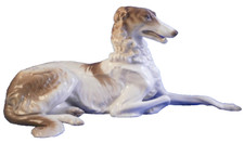 Nymphenburg porcelain borzoi - nymphenburg,