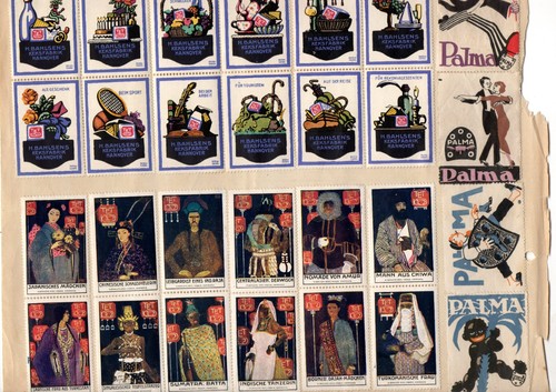 Großes reklamemarken album - großes,