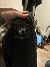 Ledermantel Herren Schwarz, Größe 52-54, L