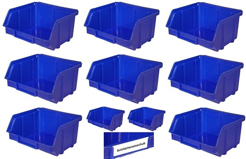 192x stapelboxen blau größe - stapelboxen,