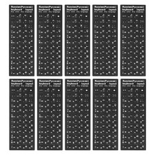  20 Sheets Aufkleber Tastatur