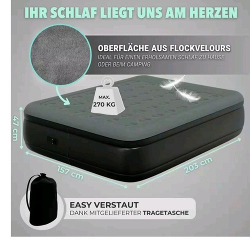 Luftmatratze mit integrierter - mit,