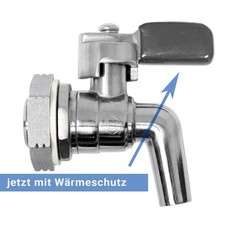 BIELMEIER Auslaufhahn Einkochautomat einwecken Edelstahl 1/2" 