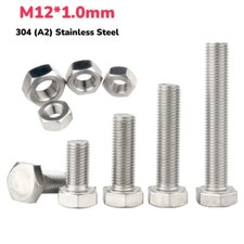 M12x1.0mm Hex Head Screws Bolt