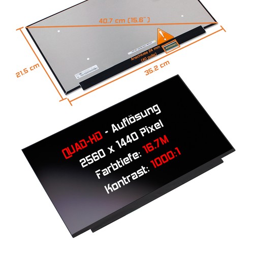Led display matt - 15,6",