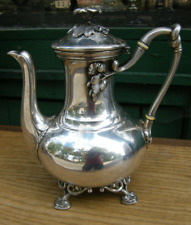 Christofle Silber Jugendstil Krug Quadropod Jugendstil