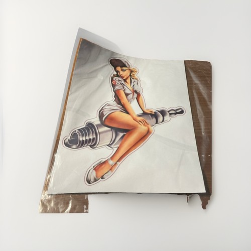 Pin sticker retro - pin, up