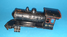  D0211391412 - Uralt Bing Amerik. Dampflokgehäuse Länge 17cm Spur 0 Altersspuren