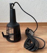 Unitec Korb-Handlampe Handleuchte Arbeitsleuchte 40811 E27 60W 5m Kabel schwarz