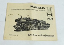 MÄRKLIN 3098 Anleitung H0
