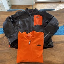 Motorrad Jacke Apex V3 Jacke Gr. L, schwarz orange, KTM