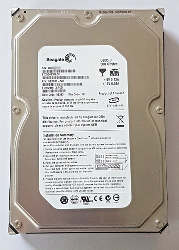 500 ide seagate db35 - gb,