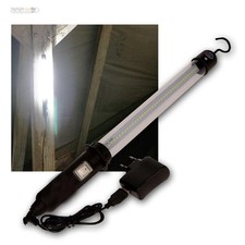 LED Akku-Arbeitsleuchte IP44 Kfz Werkstattlampe 500lm Stablampe Handlampe Li-Ion