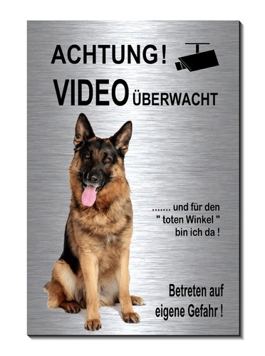 Schäferhund-Alu-Edelstahl-Opt