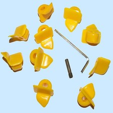 Kunststoffeinsatz Montagekopf Corghi Reifenmontiermaschine Satz 10 Stück