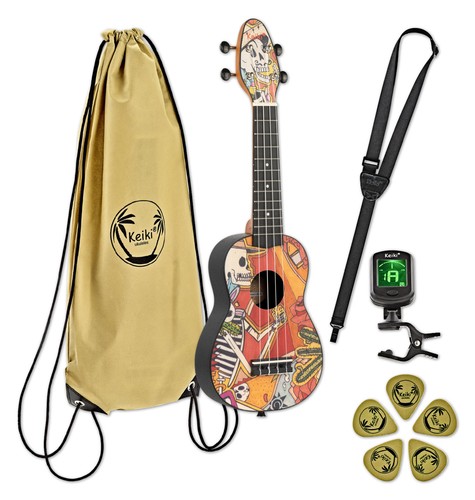 Bunte ukulele von - ukulele,