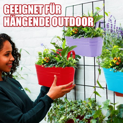 Hängende blumentöpfe metall - blumentöpfe,